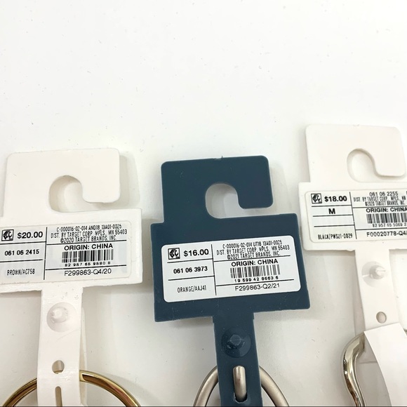 A New Day & Universal Thread Belts Bundle Set Of 3 Black Dark Orange Brown Nwt - Picture 13 of 15